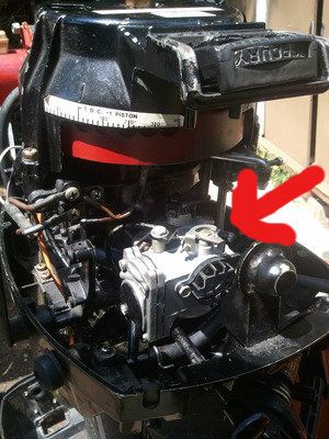 Mercury 110 9.8 hp 1971-1974 2stroke won't start except ... yamaha outboard electric choke wiring diagram 